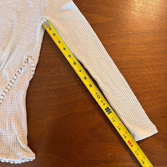 Anthropologie Cream Colour Long Sleeve Top - Picture 8 of 10